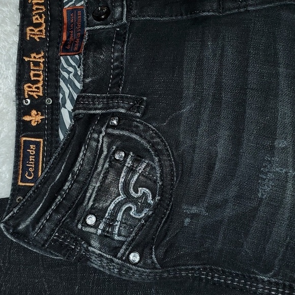 Rock Revival Celinda Skinny Jeans Size 29 - Picture 3 of 10